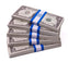 $500 Prop Money (5 Stacks of $1 Bills, New Series)