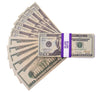 $10,000 Prop Money (5 Stacks of $20 Bills, New Series)