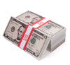 $2,500 Prop Money (5 Stacks of $5 Bills, New Series)