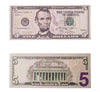 $2,500 Prop Money (5 Stacks of $5 Bills, New Series)